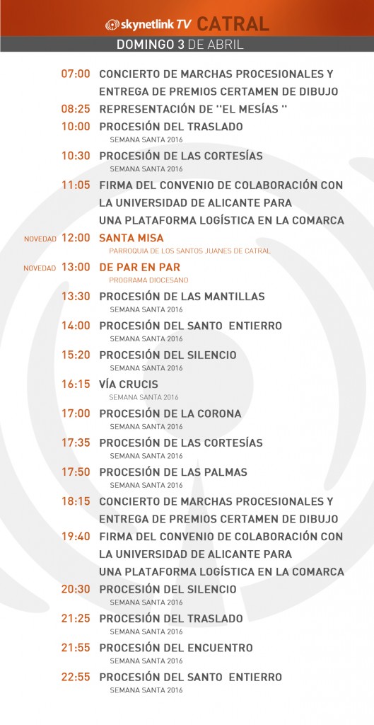 03-04-2016 Programación Catral dominigo